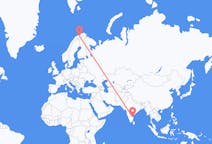 Flights from Tirupati, India to Alta, Norway