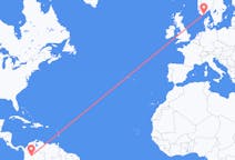 Flyreiser fra Bogotá, til Kristiansand