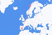 Loty z miasta Malaga do miasta Mosjøen