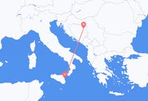 Flyrejser fra Tuzla, Bosnien-Hercegovina til Catania, Italien