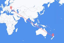 Flyreiser fra Nye Plymouth, New Zealand til Iași, Romania