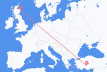 Flights from Konya, Turkey to Aberdeen, the United Kingdom