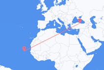 Flights from Praia, Cape Verde to Samsun, Turkey