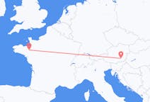 Flights from Rennes, France to Graz, Austria
