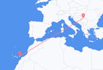 Flyg från Ajuy, Spanien till Belgrad, Spanien
