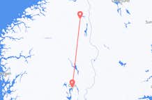 Vols d’Oslo, Norvège vers Roros, Norvège