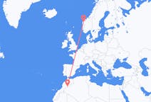 出发地 摩洛哥出发地 扎戈拉目的地 挪威沃尔达的航班