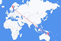 Flyrejser fra Townsville, Australien til Sundsvall, Sverige