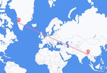 Flyrejser fra Imphal, Indien til Kangerlussuaq, Grønland