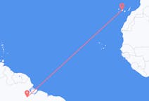 Vluchten van Altamira (ort i Mexiko, Chiapas, Huixtla), Brazilië naar Tenerife, Spanje