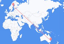 Flights from Sydney, Australia to Umeå, Sweden