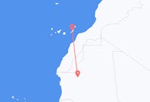 Vluchten van Atar, Mauritanië naar Ajuy, Spanje