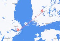 Vols de Stockholm, Suède pour Tampere, Finlande