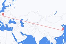 Flyg från Wuxi, Kina till Katowice, Kina