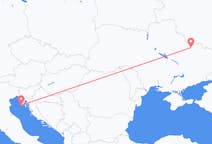 Flyg från Charkiv till Pula