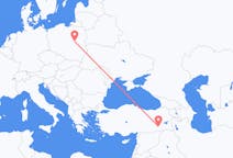 Flights from Batman, Turkey to Warsaw, Poland