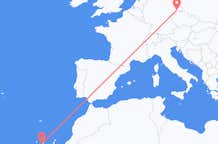 Flug frá Dresden, Þýskalandi til Tenerife, Spáni