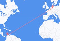 Flyreiser fra Cartagena, Colombia til Paderborn, Tyskland
