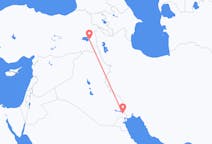 Flyrejser fra Basra, Irak til Van, Tyrkiet
