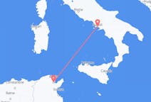 Flyg från Tunis, Tunisien till Neapel, Italien