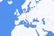 Flyreiser fra Benghazi, Libya til Ängelholm, Sverige