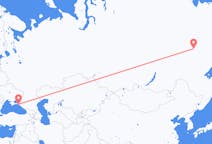 Flyg från Anapa till Jakutsk