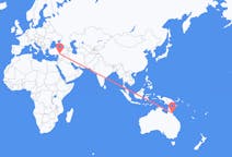 Flyg från Cairns, Australien till Gaziantep, Turkiet