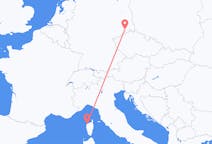 Flights from Calvi, Haute-Corse, France to Dresden, Germany