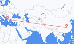 중국 웨양에서 출발해 그리스 이오안니나에게(으)로 가는 항공편