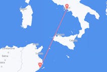 Flyreiser fra Sfax, Tunisia til Napoli, Italia