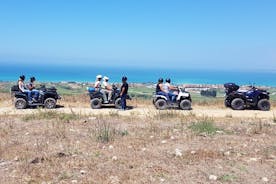 Agrigento platteland off-road quad bike trip vanuit Ribera