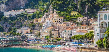 Sorrento, Positano och Amalfi Dagstur från Neapel med Pick Up