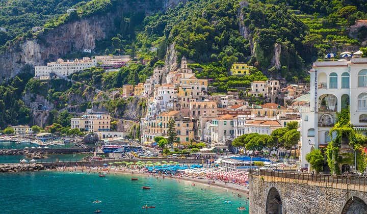 Sorrento, Positano, and Amalfi Day Trip from Naples with Pick Up