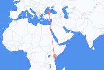 Flyreiser fra Ukunda, Kenya til Ankara, Tyrkia