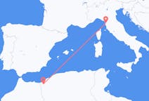 Flyg från Tlemcen, Algeriet till Pisa, Italien
