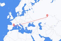 Flyreiser fra Kostanaj, Kasakhstan til Barcelona, Spania