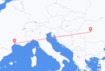 出发地 罗马尼亚錫比烏目的地 法国蒙彼利埃的航班