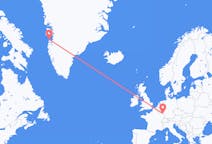 Flights from Aasiaat, Greenland to Saarbrücken, Germany