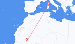 Flyg från Nema, Mauretanien till Olbia, Italien