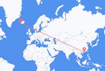 Flyreiser fra Macau, til Reykjavík