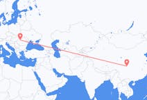 Flyrejser fra Mianyang, Kina til Cluj-Napoca, Rumænien