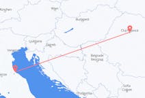Flyg från Cluj Napoca, Rumänien till Rimini, Italien