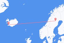 Loty z miasta Reykjavik do miasta Arvidsjaur