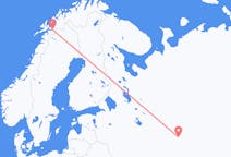 Flyg från Josjkar-Ola till Narvik
