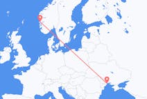 出发地 乌克兰出发地 敖德薩目的地 挪威卑爾根的航班