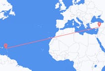 Flights from from Saint Kitts to Kahramanmaraş