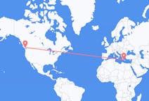 Flights from Nanaimo, Canada to Chania, Greece