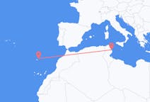 Flyg från Monastir, Tunisien till Porto Santo, Portugal