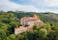 Photo of beautiful scenic aerial view of historical medieval Pernstejn castle, Czech Republic.
