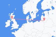 Flyg från Glasgow till Kaunas